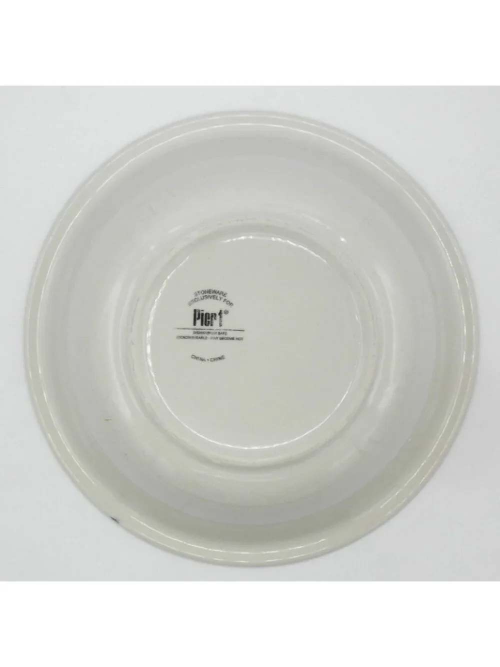 Multi Stripe by Pier 1 Bowl Set of 4 Pattern PERMUS Lot A GLAZE FLAWS